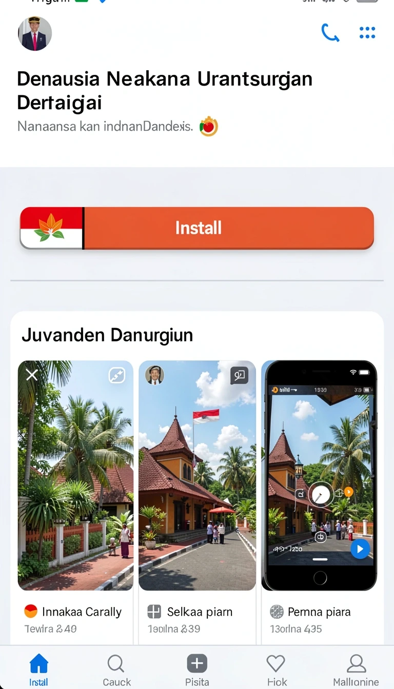 Tampilan Cara Download dan Instal dominoclub di Android